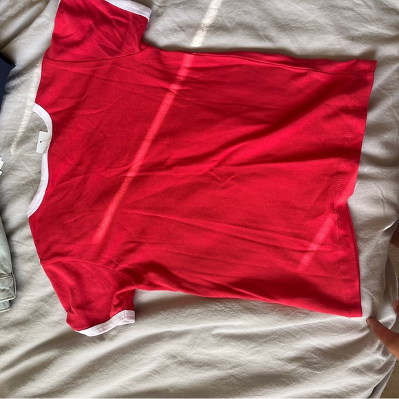 Urban Outfitters Red Kids Tee with Sporty Number - Picture 3 of 3